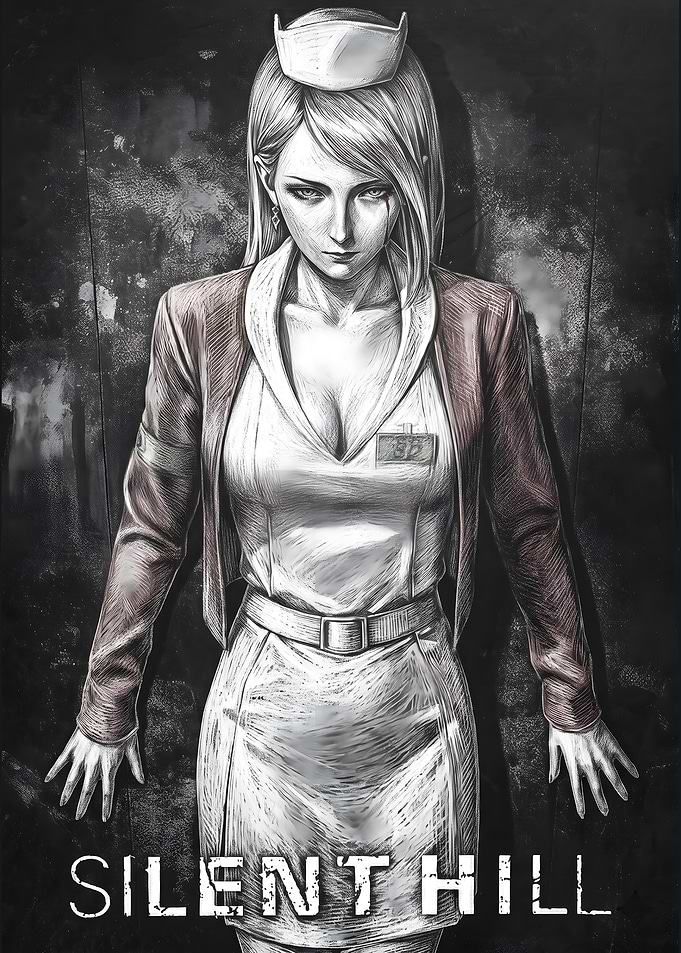 Silent Hill Nurse Artwork