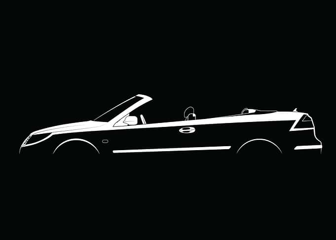 9-3 Convertible (2008) Silhouette