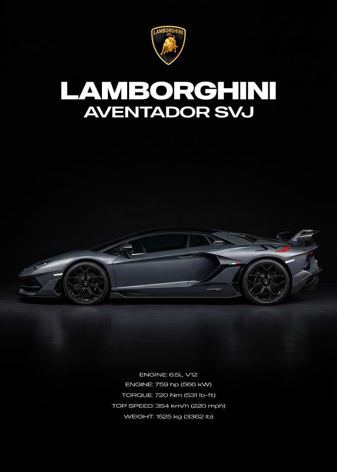 Lamborghini Aventador SVJ