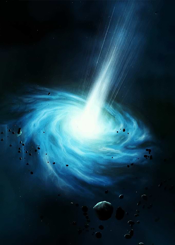 Cosmic Black Hole with Jet