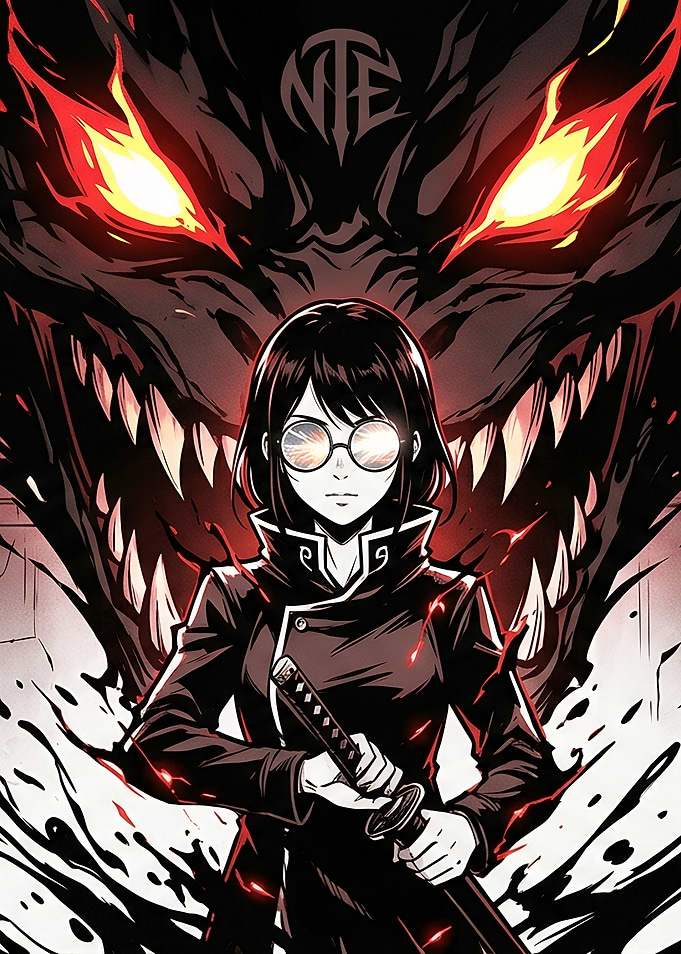 Katana and Monster