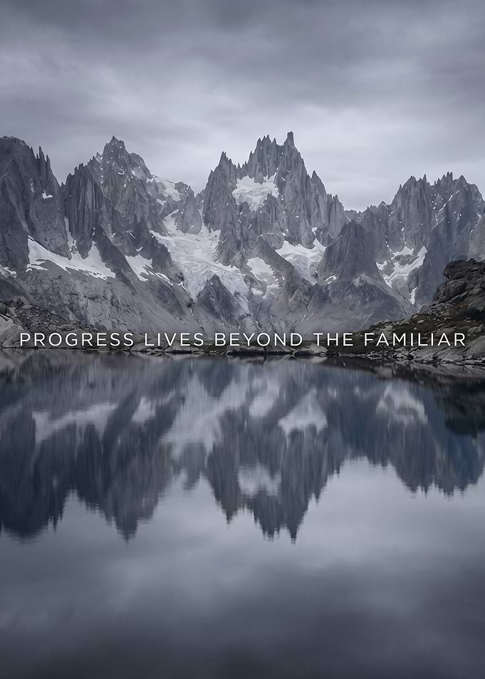 Progress Motivational Art Poster