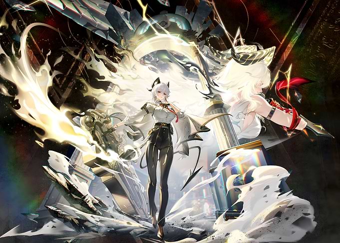 Anime Characters with Fiery Aura