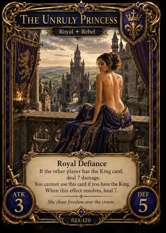 The Unruly Princess Card