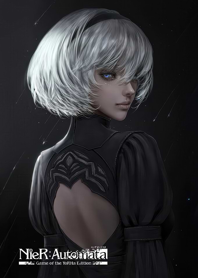 Nier: Automata 2B Portrait