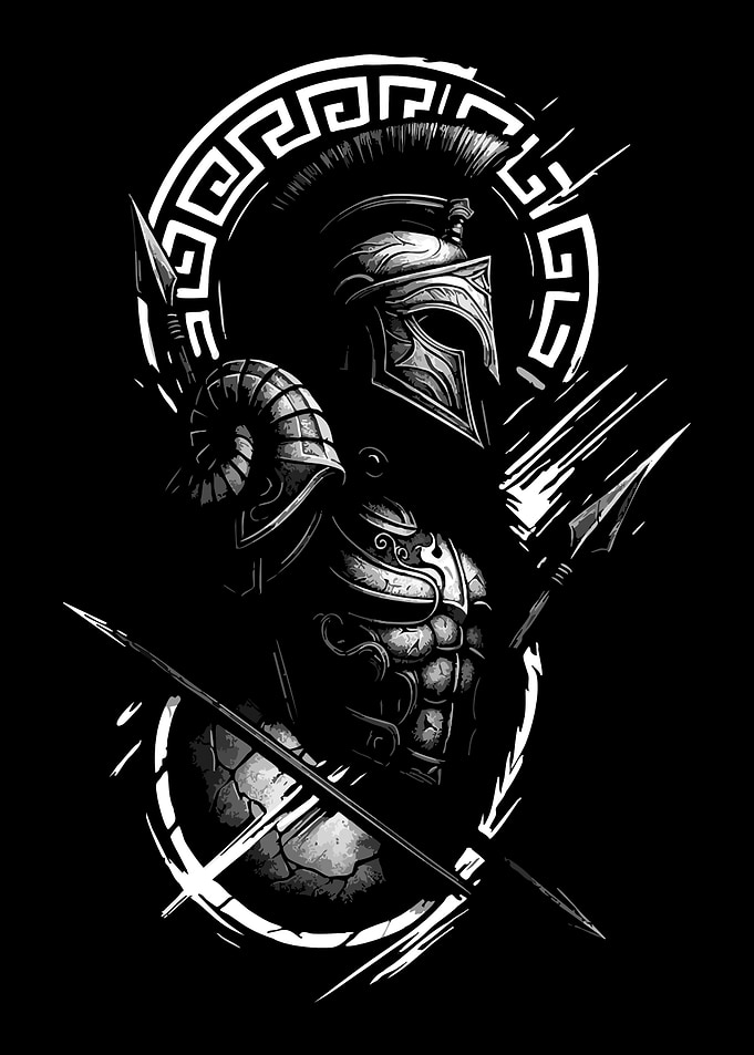 Spartan Warrior Helmet and Armor