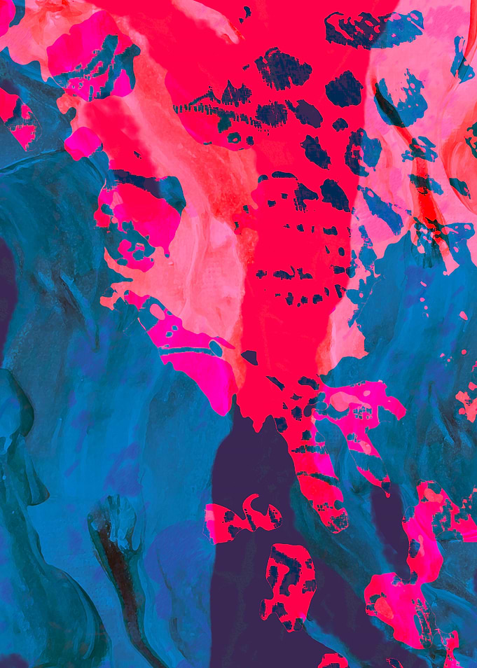 Vibrant Abstract Paint Splatter