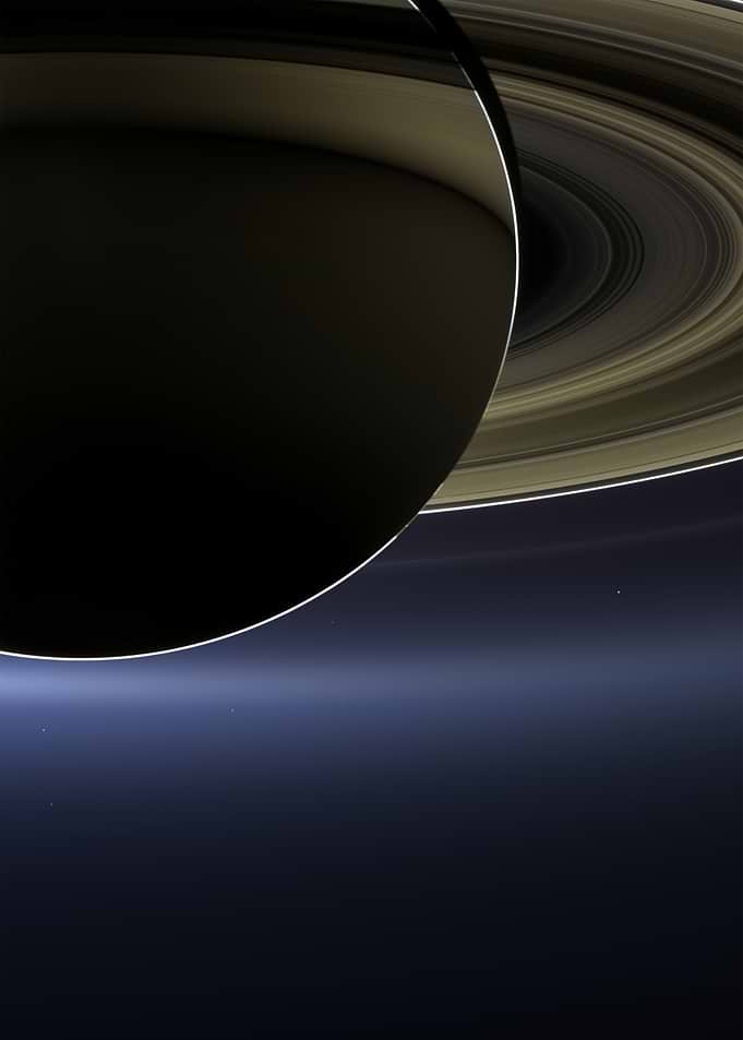 Saturn's Rings and Earth