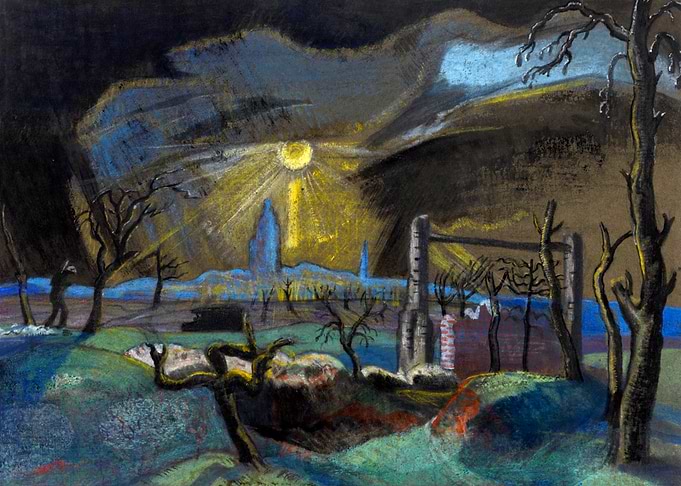 Mont-Saint-Eloi by Paul Nash WW1 Historical Art