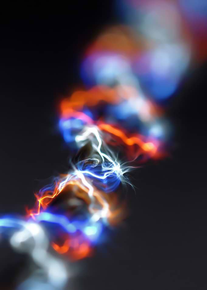 Abstract Swirling Lights