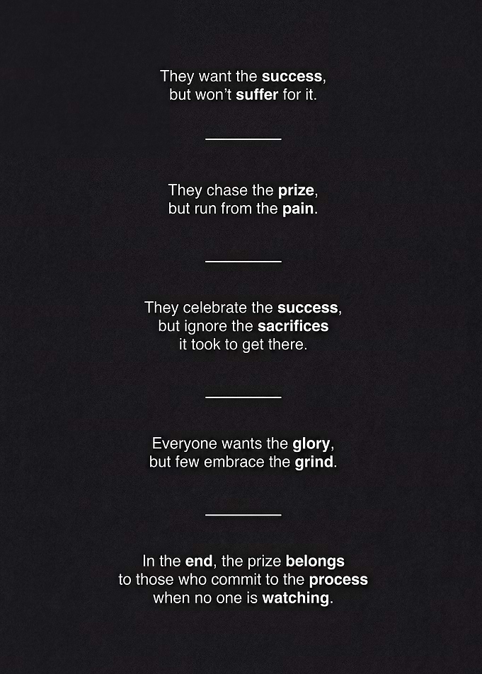 Commit Motivational Art Poster