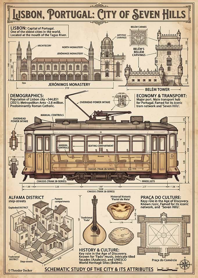 Schematic Study of Lisbon