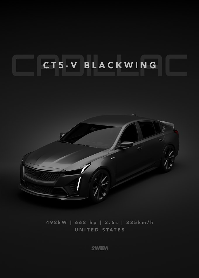 Cadillac CT5-V Blackwing Poster