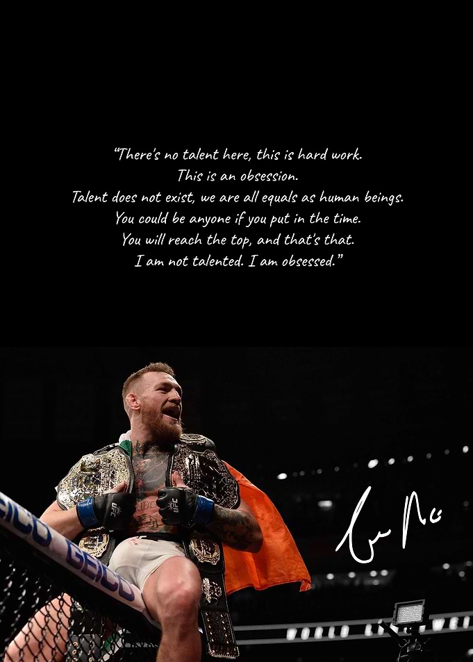 Conor McGregor Championship Quote