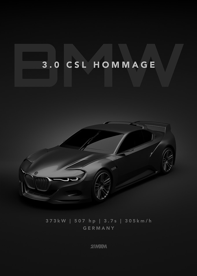 BMW 3.0 CSL Hommage Concept Car