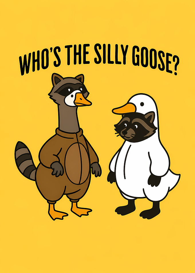 Raccoons in Animal Costumes