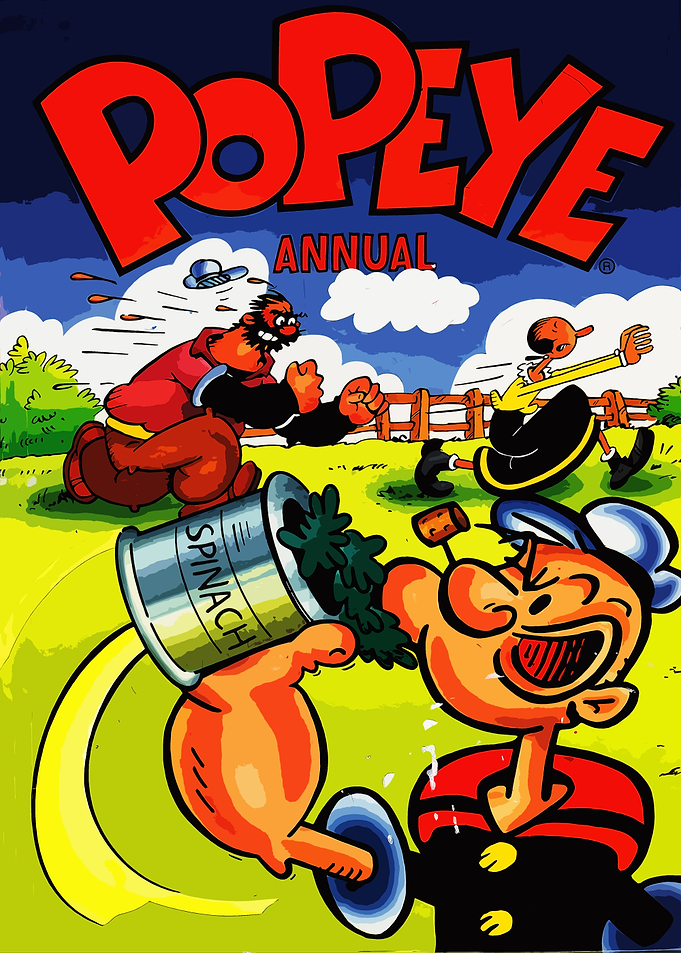 Popeye Annual Cover Art