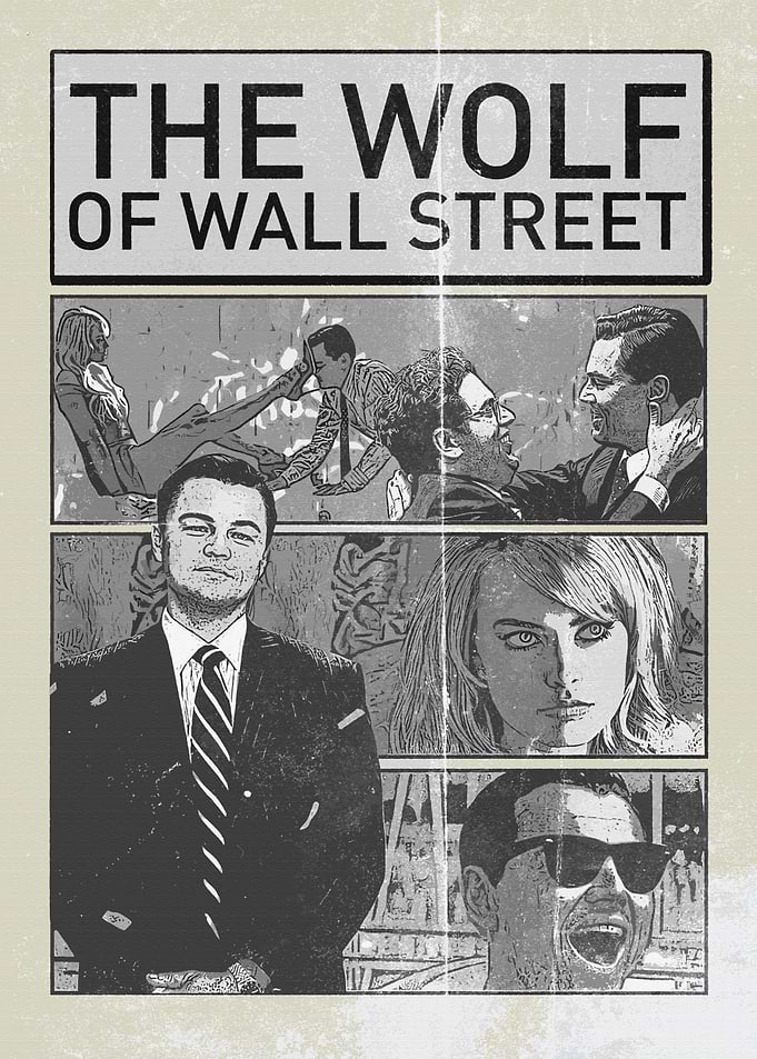 The Wolf of Wall Street Movie Poster