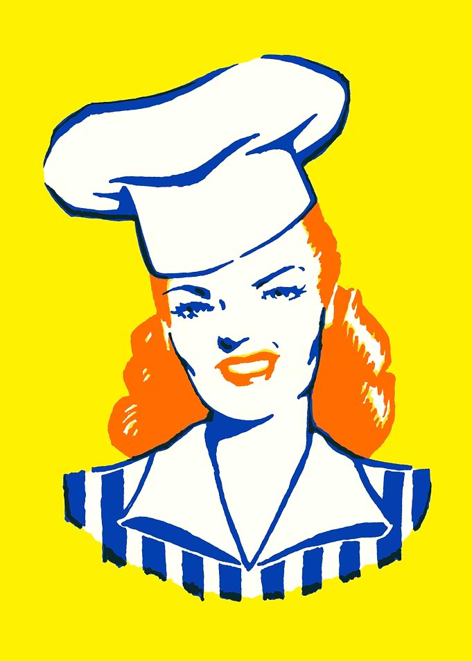 Retro Chef Woman