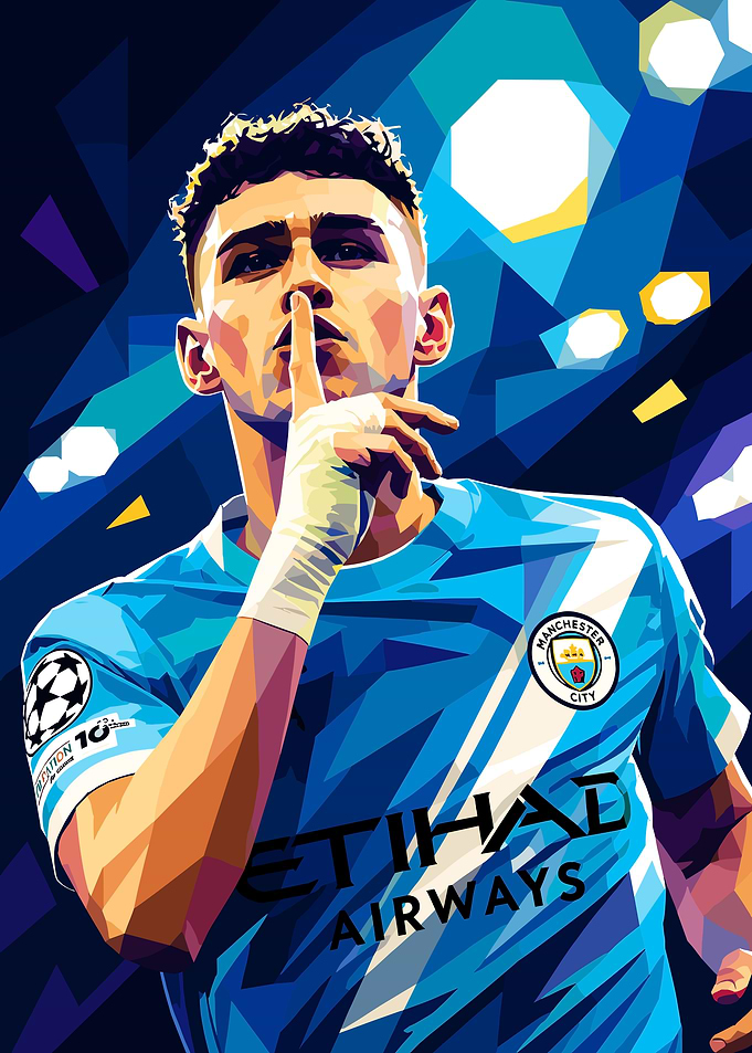 Phil Foden Shushing Gesture