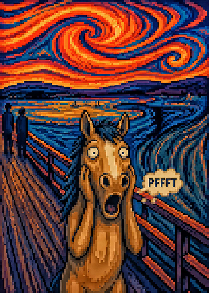 BoJack Horseman The Scream Parody