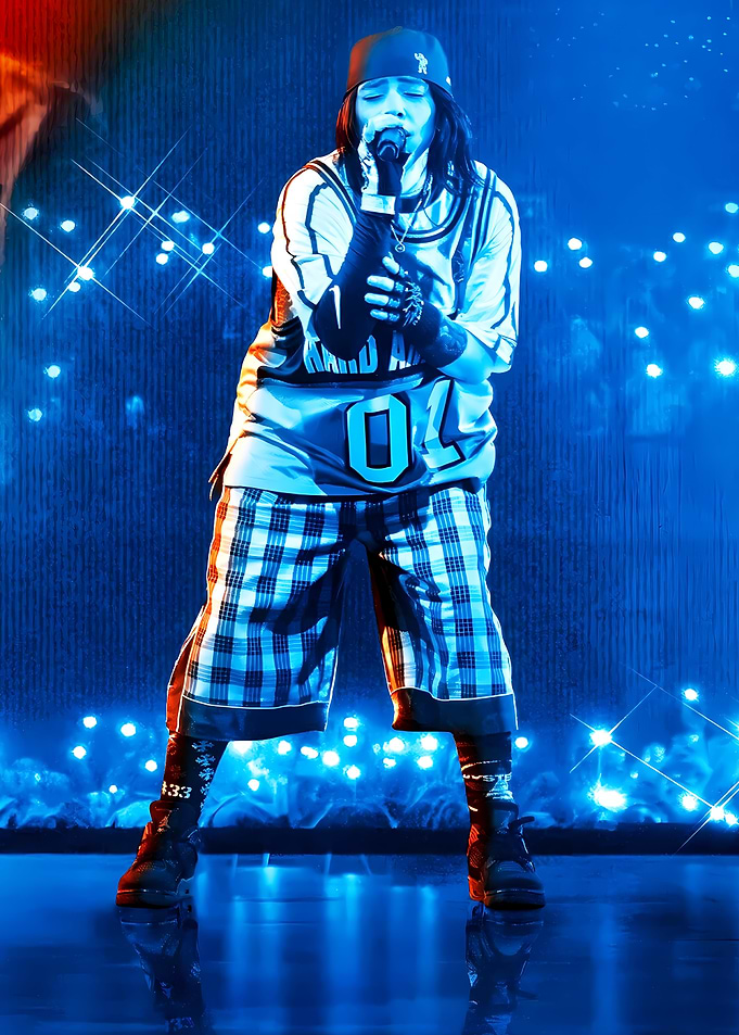 Singer Performing on Stage