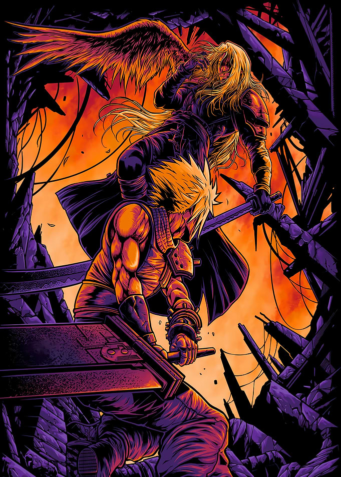 Cloud vs. Sephiroth