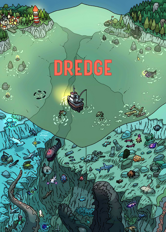 Dredge Game Map