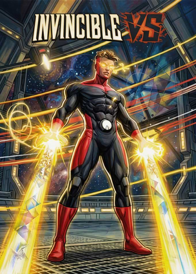 Invincible Superhero in Space