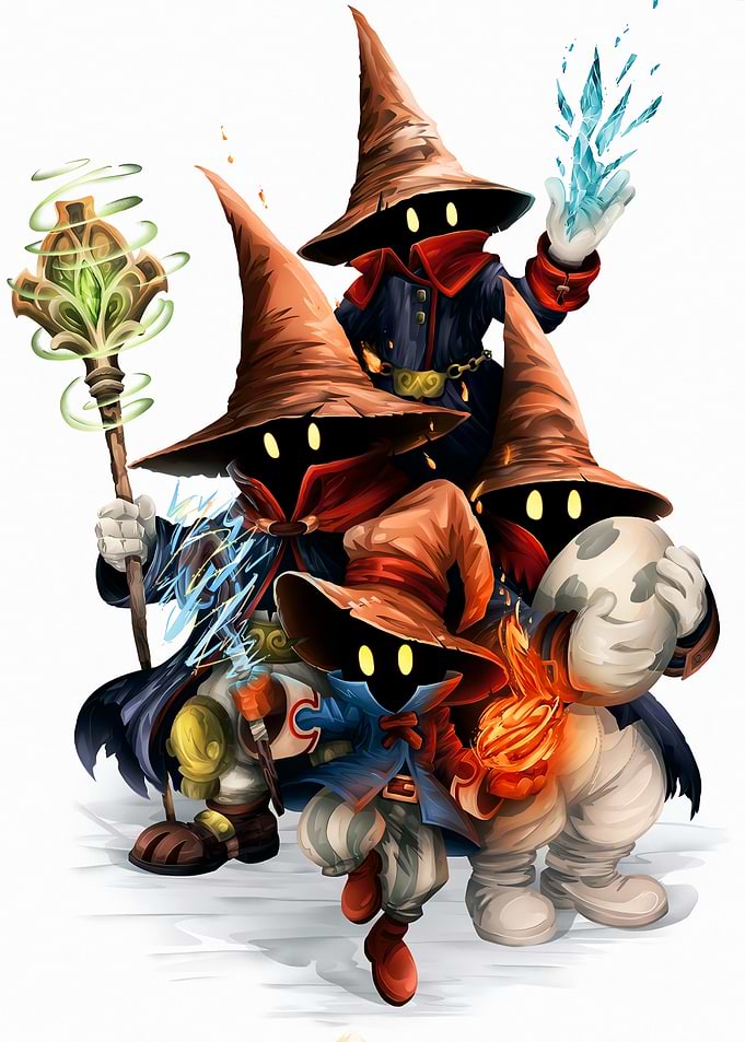 Black Mages Fantasy Art