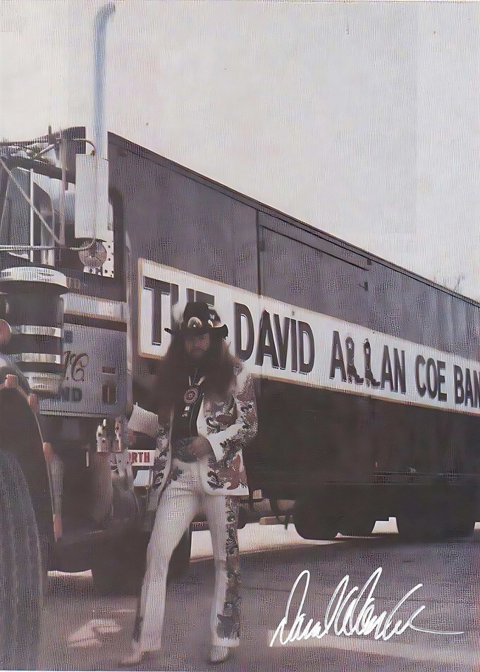 David Allan Coe Band Truck
