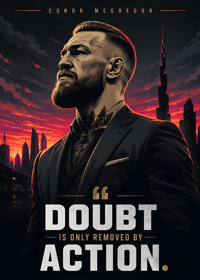 Conor McGregor Motivational Poster