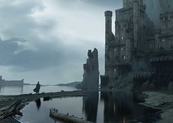 Fantasy Castle by the Lake