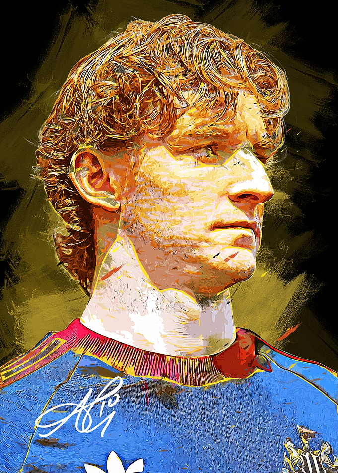 Portrait of Footballer Anthony Gordon