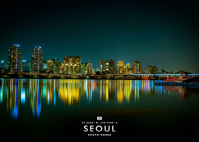 Seoul Cityscape at Night