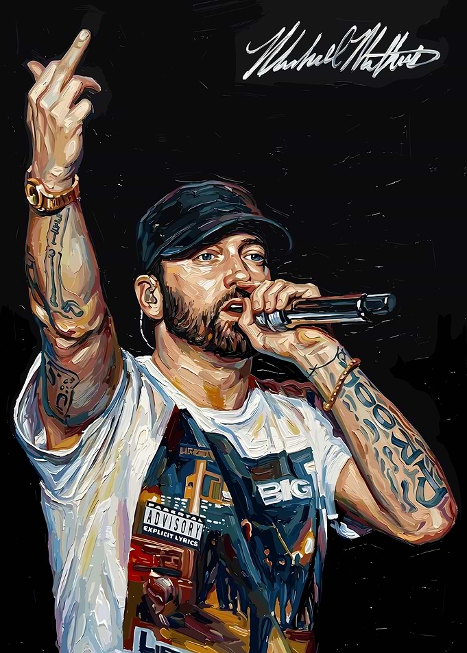 Eminem painting art