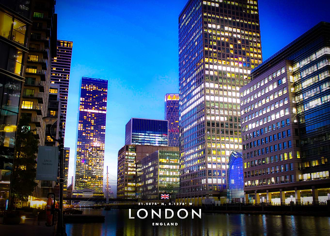London Cityscape at Dusk