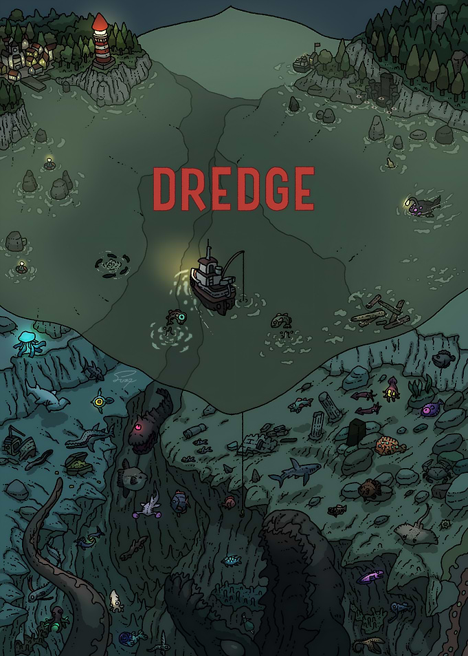 Dredge Game Map