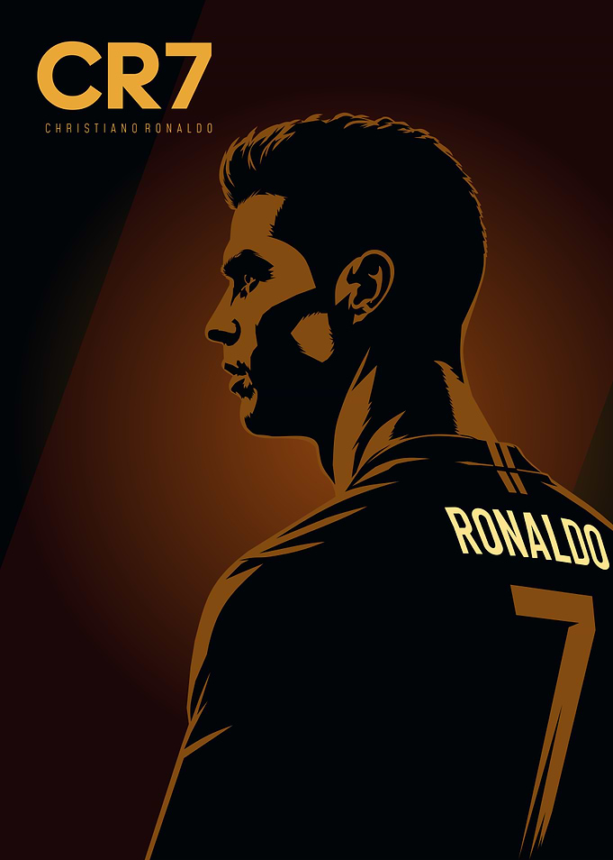 Cristiano Ronaldo CR7 Portrait