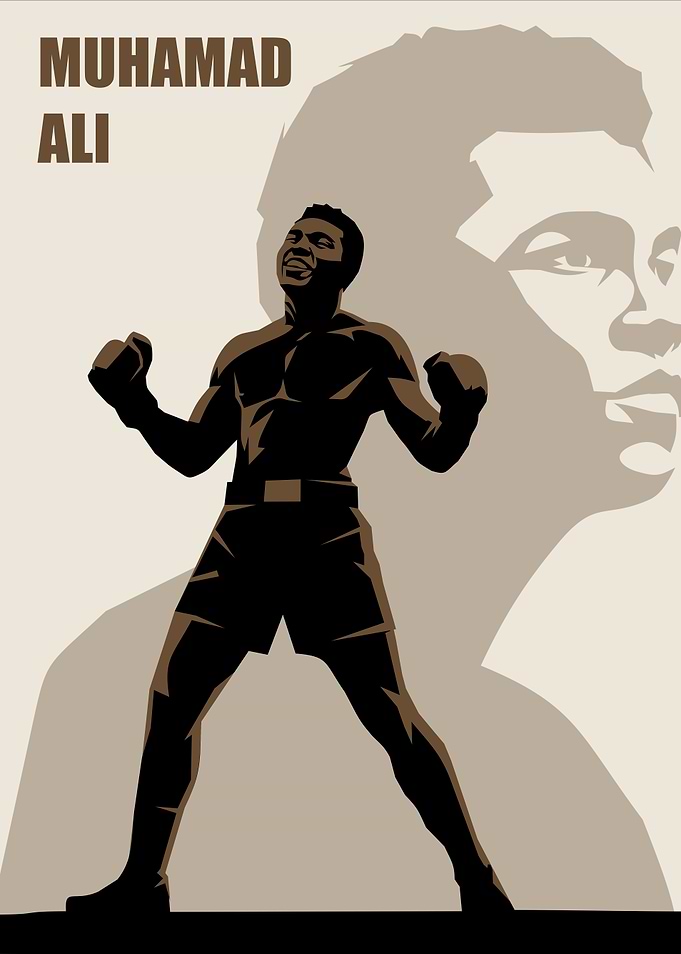 Muhamad Ali Boxing Poster
