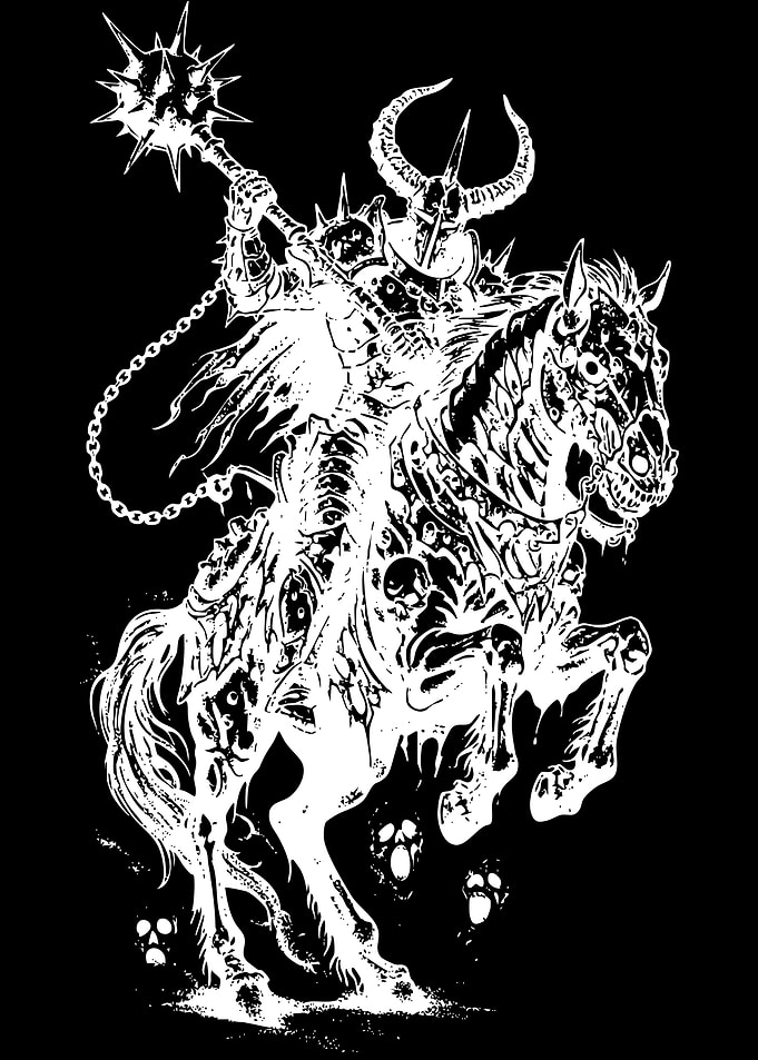 Undead Knight on Horse