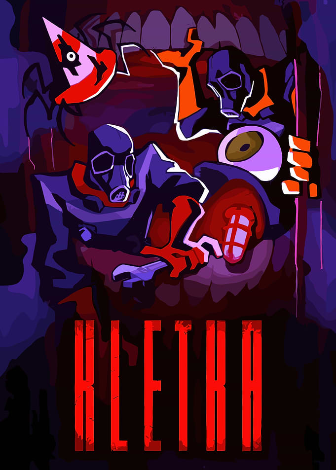 Kletka Sci-Fi Poster
