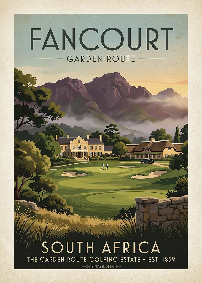 Fancourt Garden Route South Africa Golf Poster