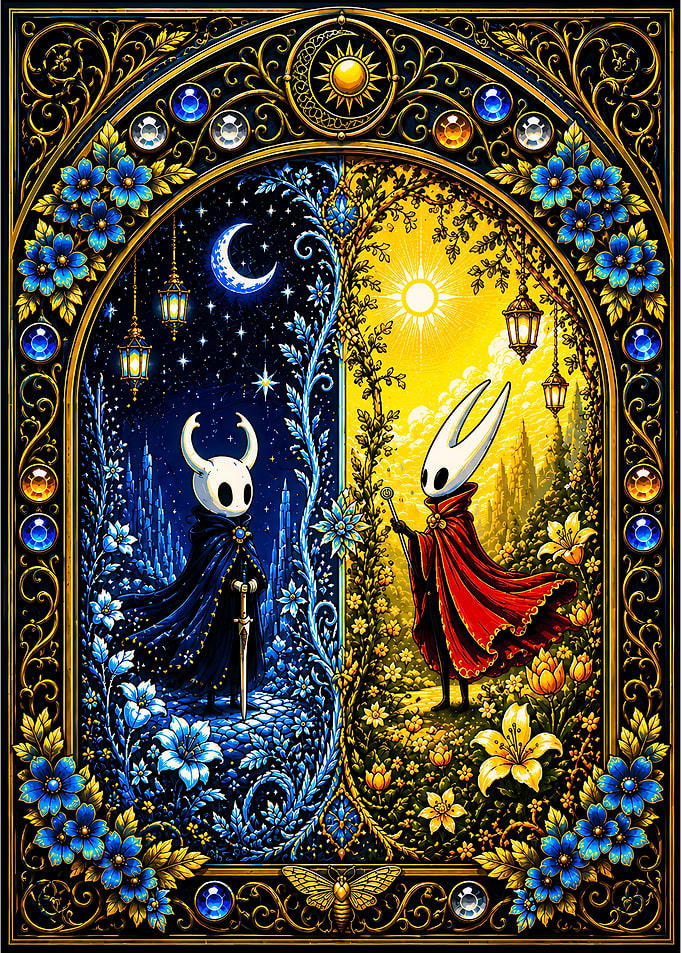 Hollow Knight Day and Night