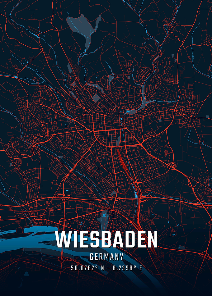 Wiesbaden City Map