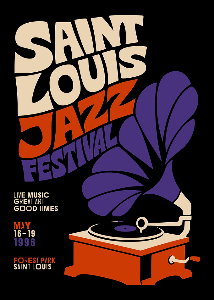 Saint Louis Jazz Festival Poster