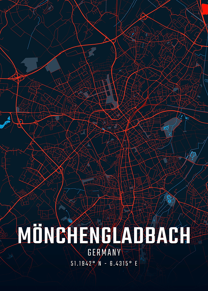 Monchengladbach City Map