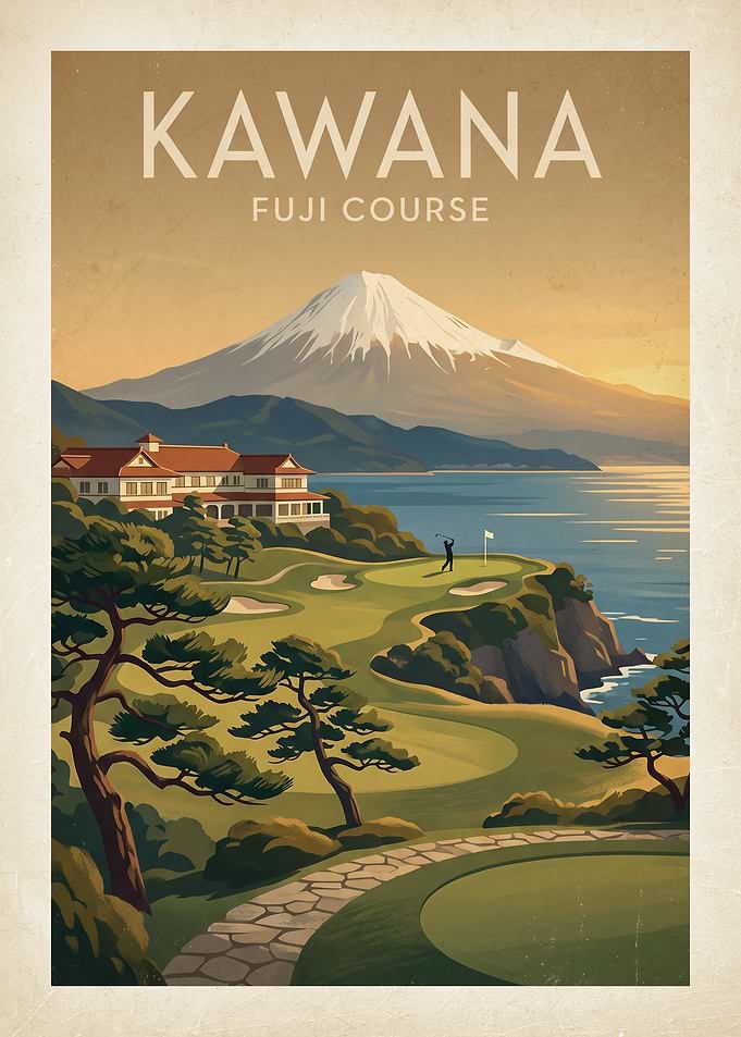 Kawana Fuji Course Golf Poster