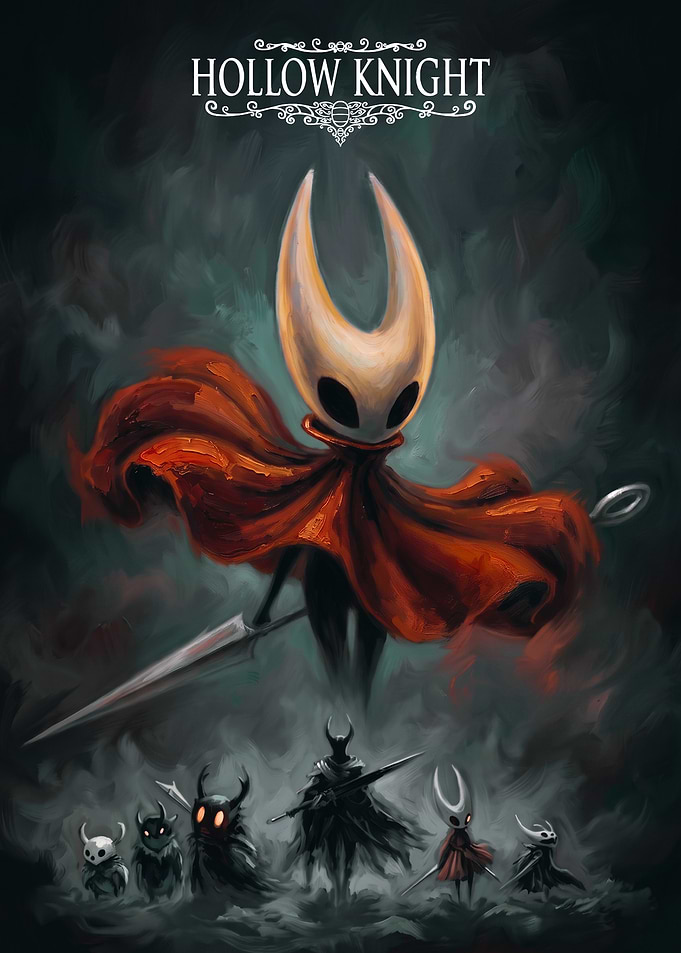 Hollow Knight Hornet and Knights