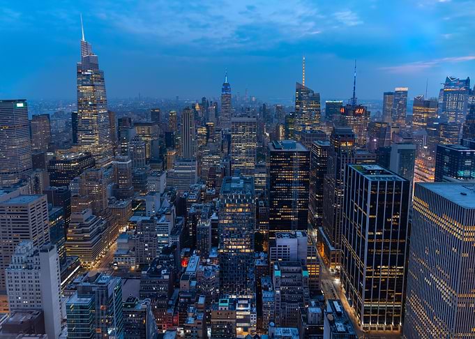 New York City Skyline at Dusk
